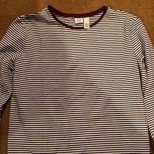 GAP Stripe Long Sleeve Shirt Size Medium